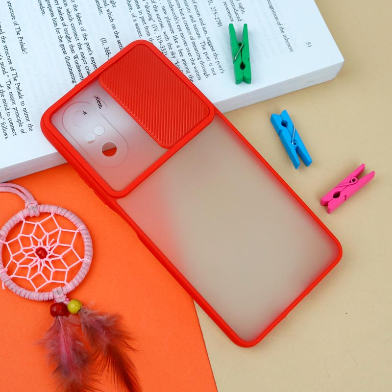 قاب PC مات محافظ لنز دار کشویی Xiaomi Poco F3
