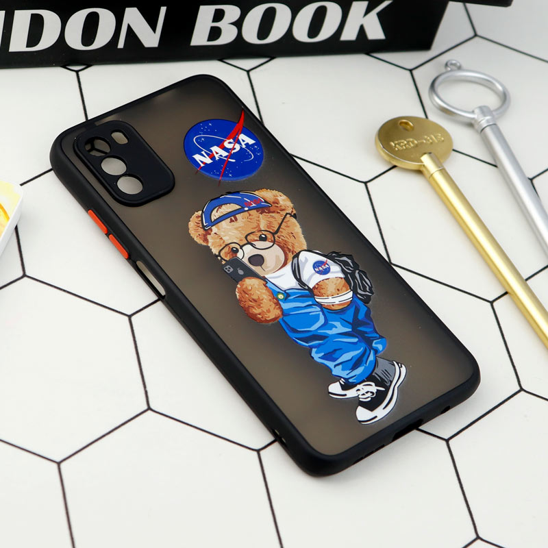 قاب PC مات محافظ لنزدار طرحدار Xiaomi Poco M3