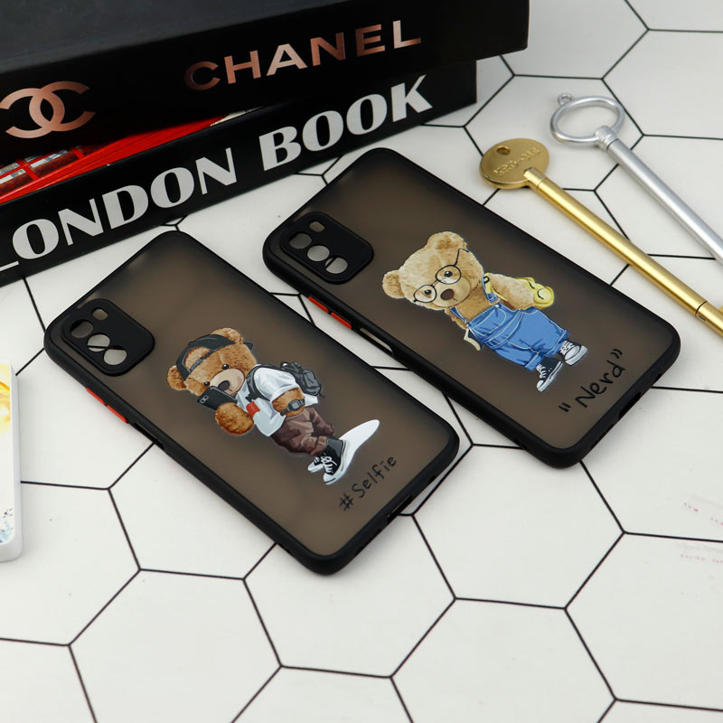 قاب PC مات محافظ لنزدار طرحدار Xiaomi Poco M3