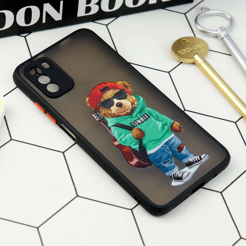 قاب PC مات محافظ لنزدار طرحدار Xiaomi Poco M3