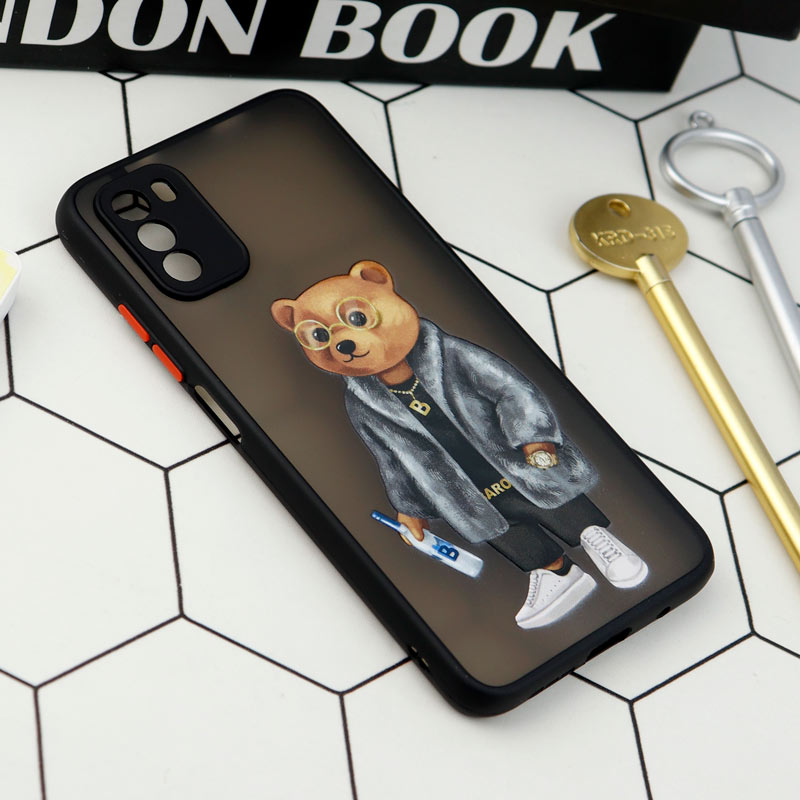 قاب PC مات محافظ لنزدار طرحدار Xiaomi Poco M3