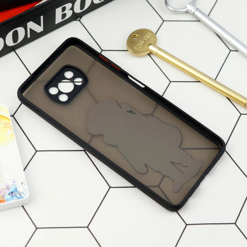 قاب PC مات محافظ لنزدار طرحدار Xiaomi Poco X3
