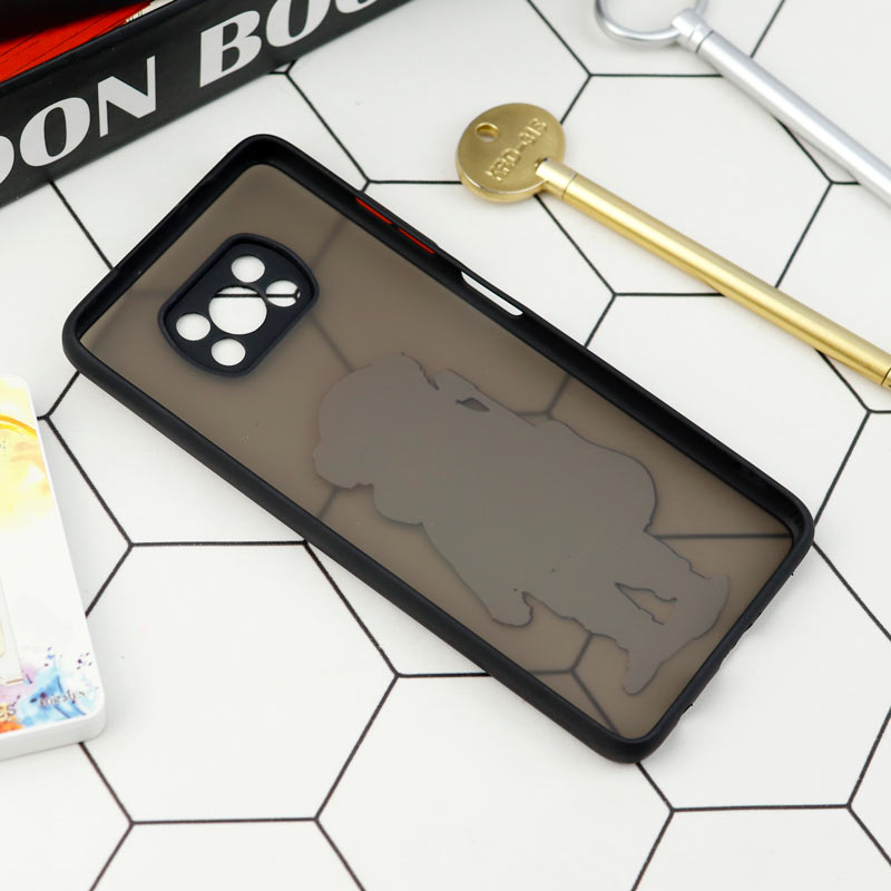 قاب PC مات محافظ لنزدار طرحدار Xiaomi Poco X3