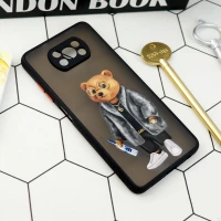 قاب PC مات محافظ لنزدار طرحدار Xiaomi Poco X3