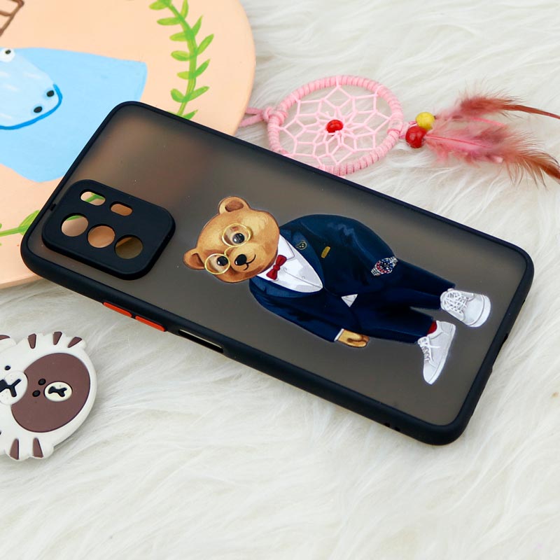 قاب PC مات محافظ لنزدار طرحدار Xiaomi Poco X3 GT