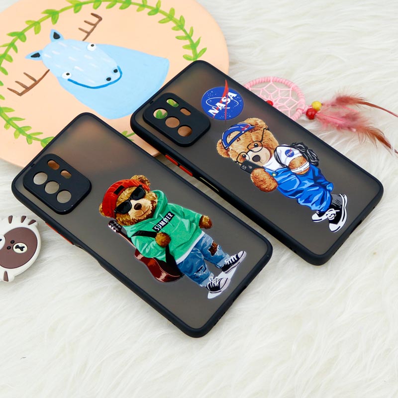 قاب PC مات محافظ لنزدار طرحدار Xiaomi Poco X3 GT