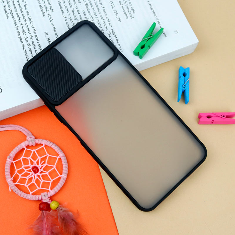 قاب PC مات محافظ لنز دار کشویی Xiaomi Redmi 11 Lite