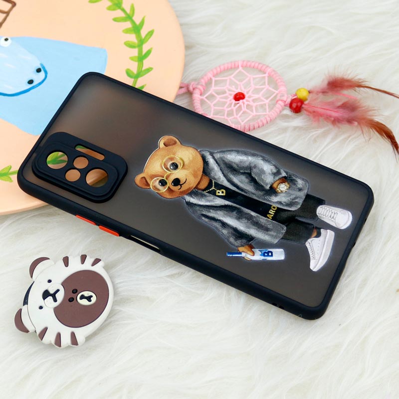 قاب PC مات محافظ لنزدار طرحدار Xiaomi Redmi Note 10 Pro