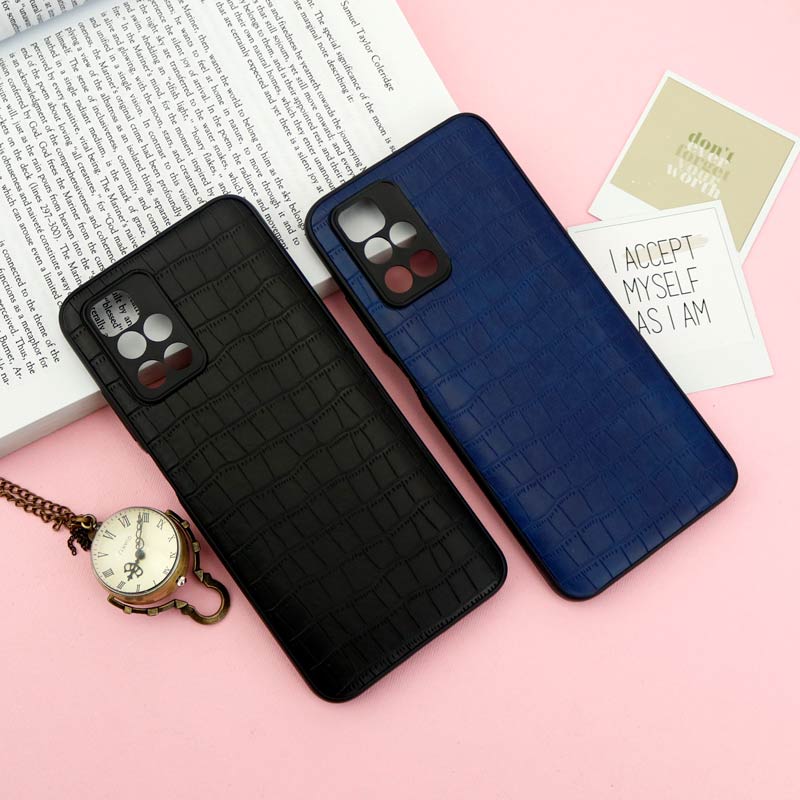 قاب محافظ لنزدار چرمی کروکودیل Xiaomi Redmi 10