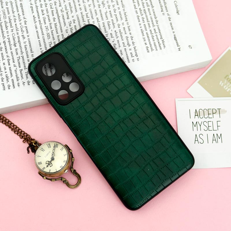 قاب محافظ لنزدار چرمی کروکودیل Xiaomi Poco M4 Pro