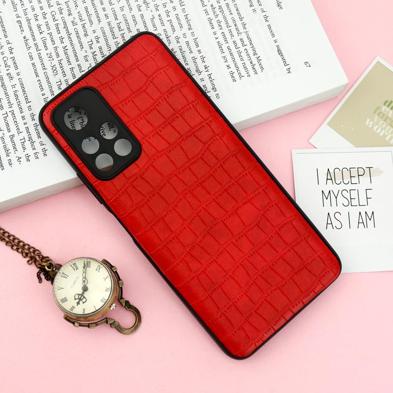 قاب محافظ لنزدار چرمی کروکودیل Xiaomi Poco M4 Pro