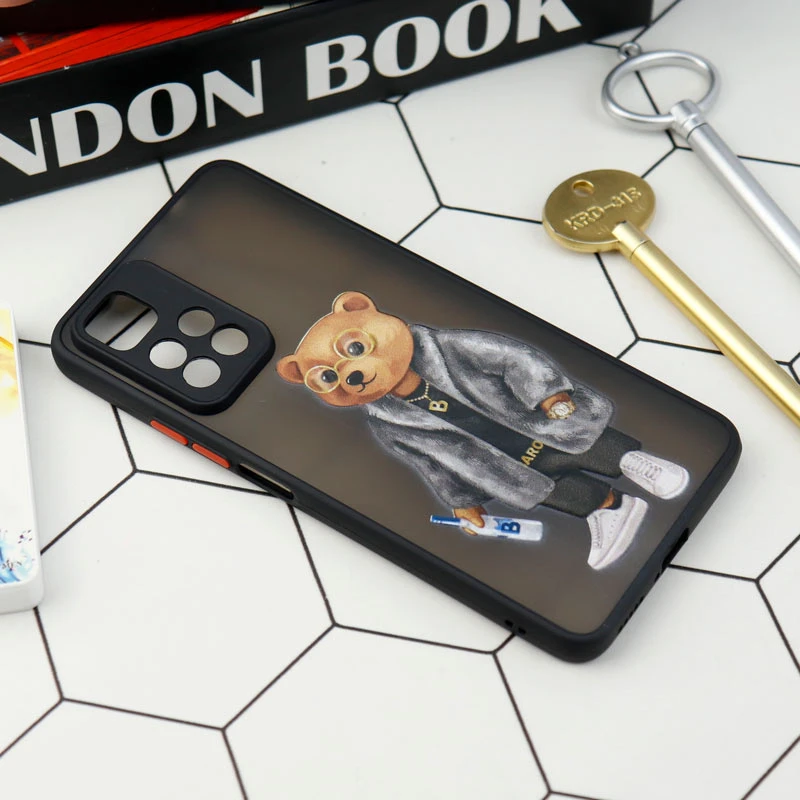 قاب PC مات محافظ لنزدار طرحدار Xiaomi Redmi Note 11 Pro Plus