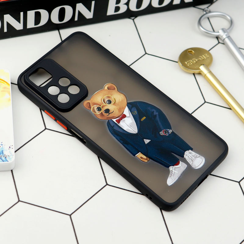 قاب PC مات محافظ لنزدار طرحدار Xiaomi Redmi Note 11 Pro Plus
