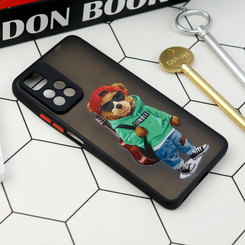 قاب PC مات محافظ لنزدار طرحدار Xiaomi Redmi Note 11 Pro Plus