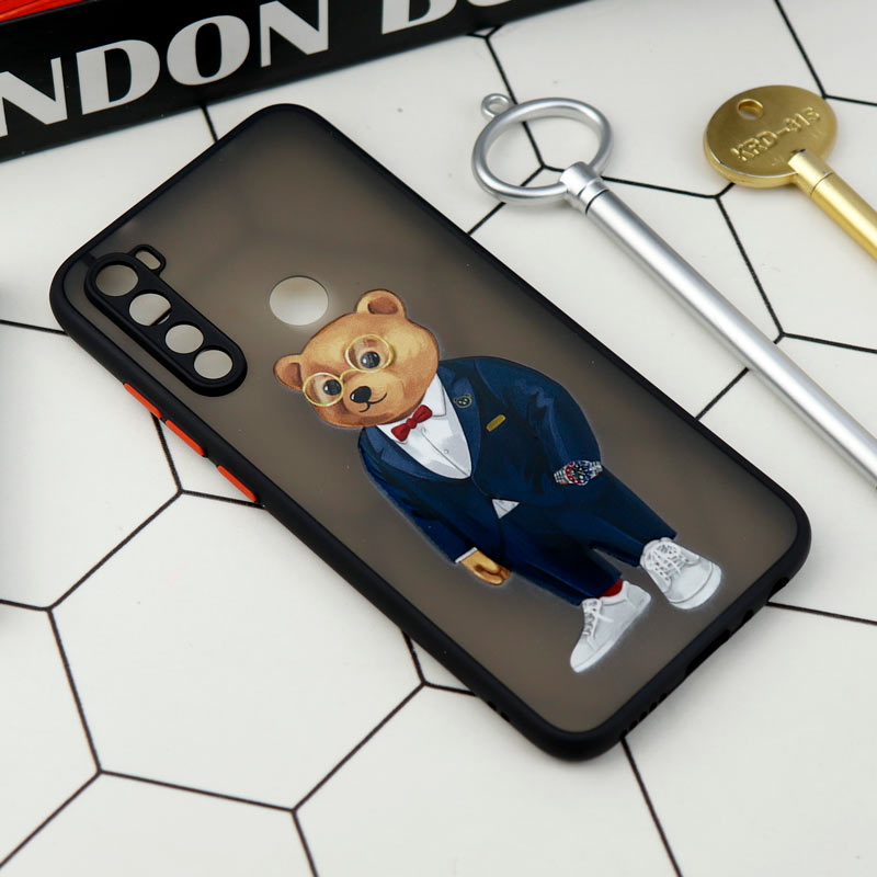 قاب PC مات محافظ لنزدار طرحدار Xiaomi Redmi Note 8