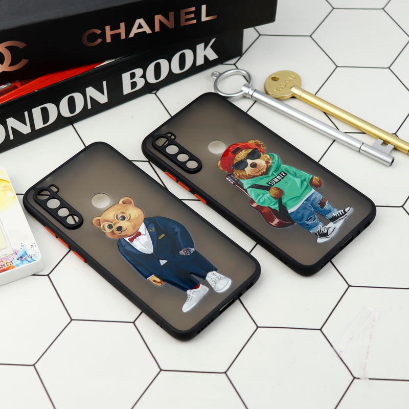 قاب PC مات محافظ لنزدار طرحدار Xiaomi Redmi Note 8