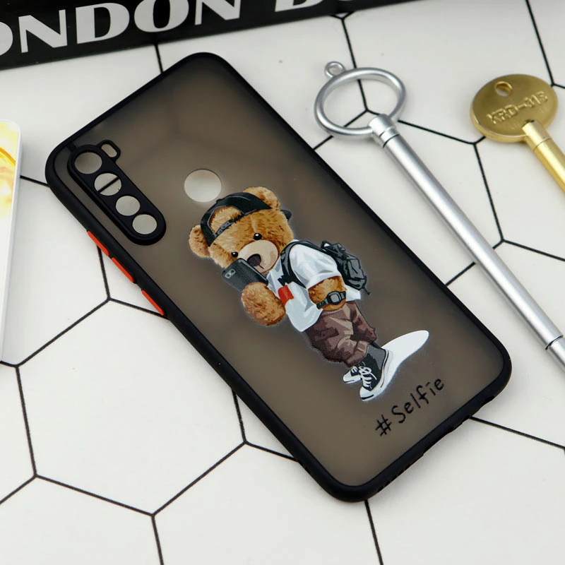 قاب PC مات محافظ لنزدار طرحدار Xiaomi Redmi Note 8