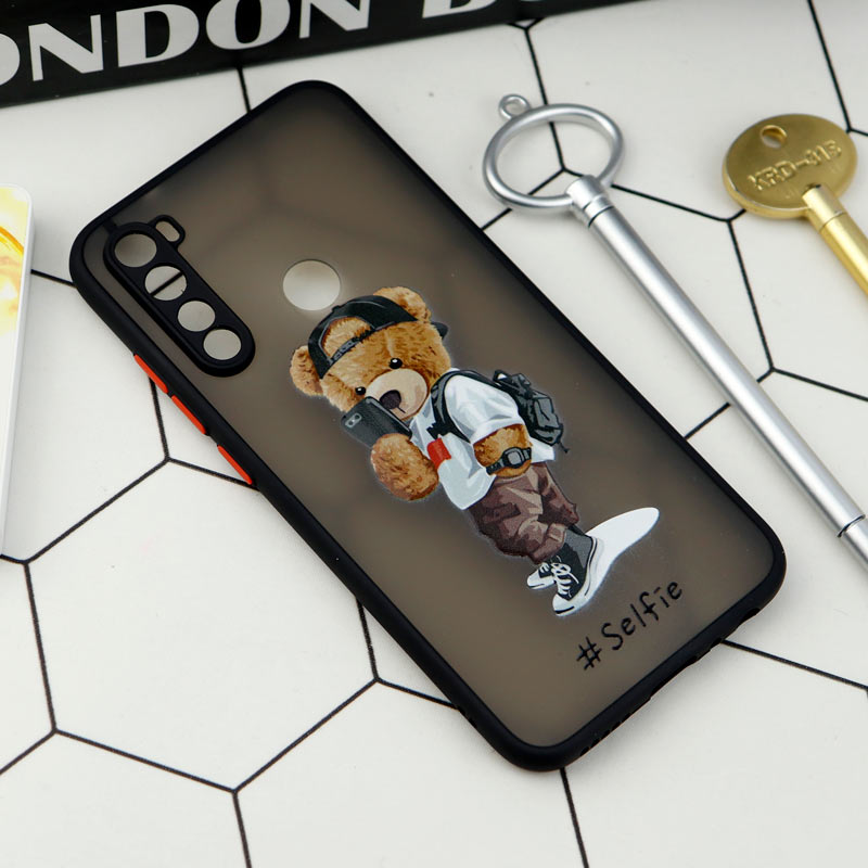 قاب PC مات محافظ لنزدار طرحدار Xiaomi Redmi Note 8
