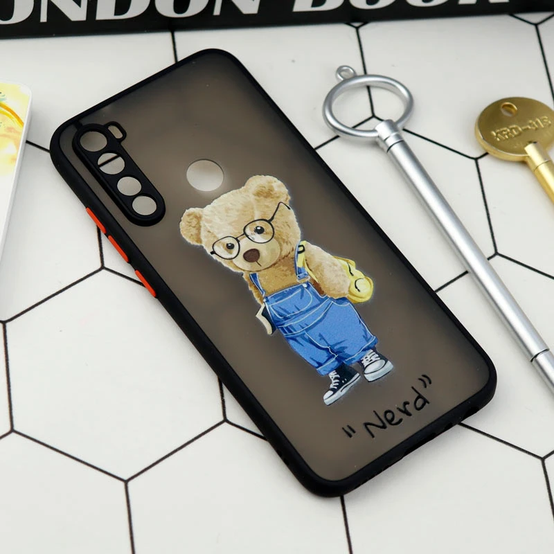 قاب PC مات محافظ لنزدار طرحدار Xiaomi Redmi Note 8