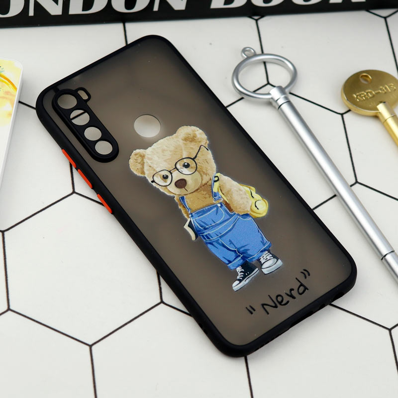 قاب PC مات محافظ لنزدار طرحدار Xiaomi Redmi Note 8