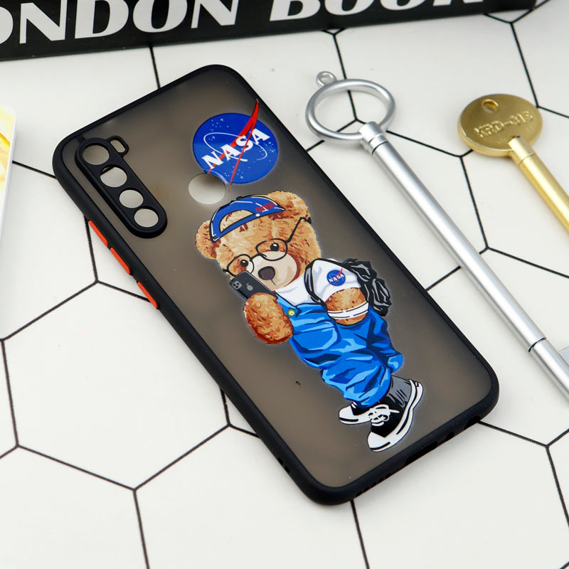 قاب PC مات محافظ لنزدار طرحدار Xiaomi Redmi Note 8