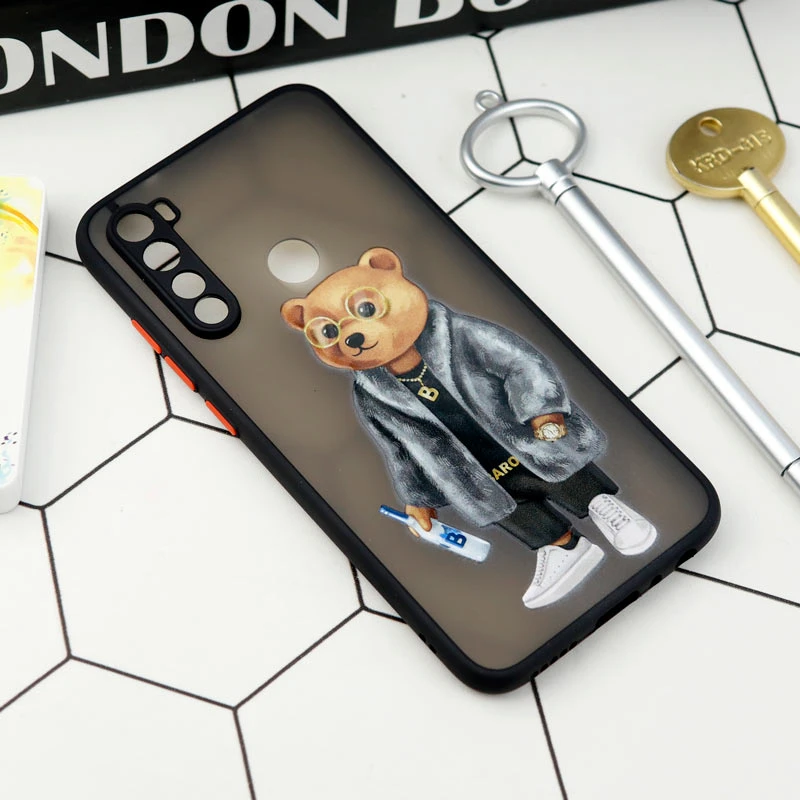 قاب PC مات محافظ لنزدار طرحدار Xiaomi Redmi Note 8