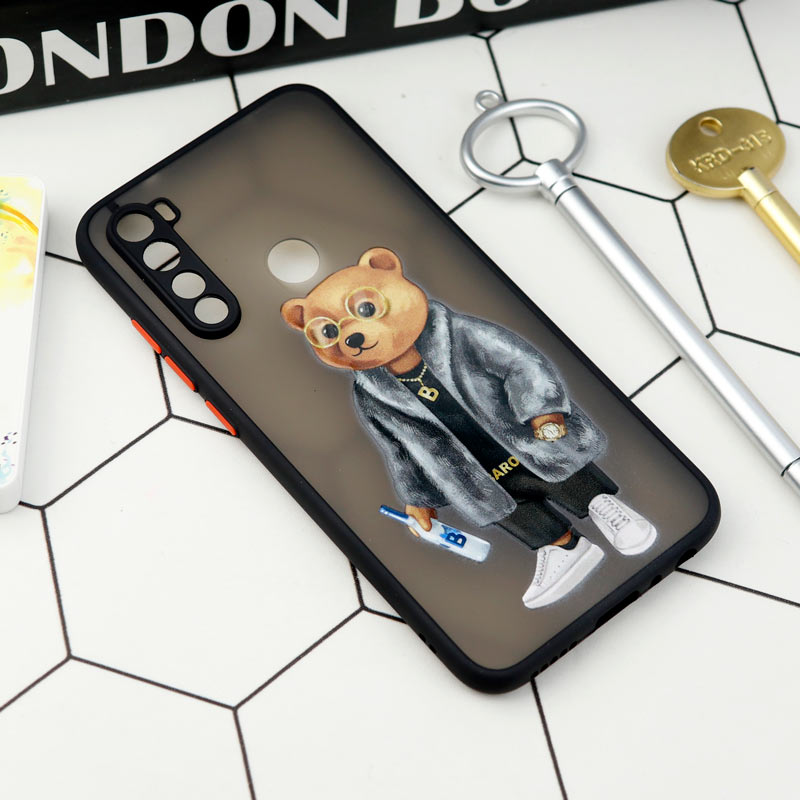 قاب PC مات محافظ لنزدار طرحدار Xiaomi Redmi Note 8