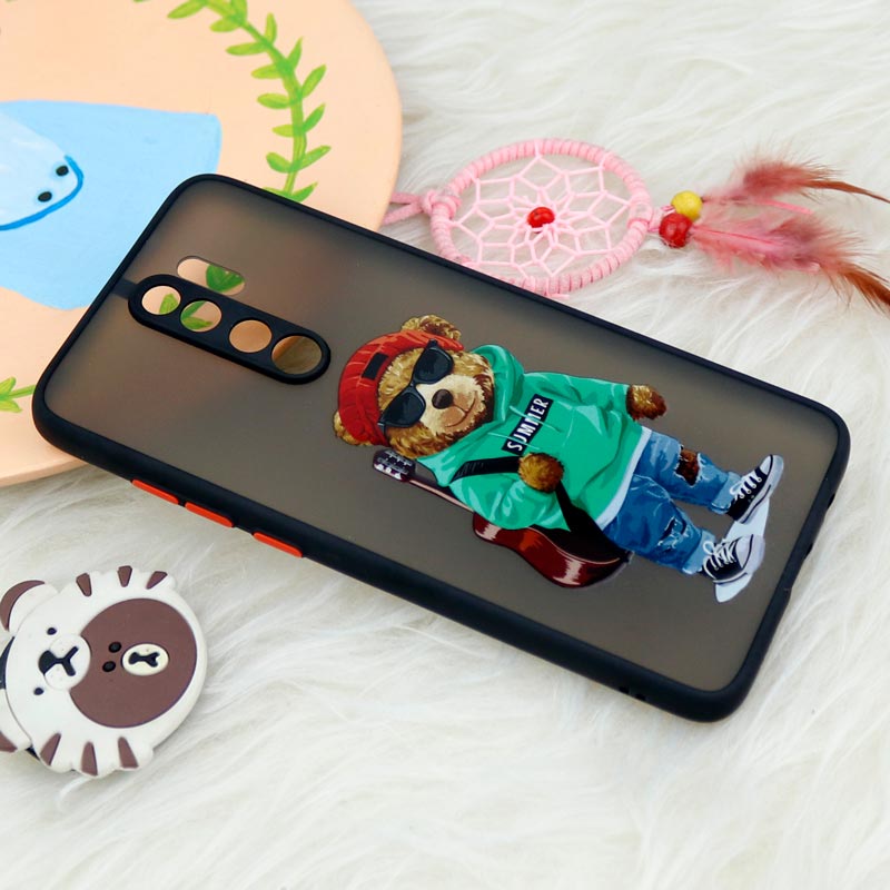 قاب PC مات محافظ لنزدار طرحدار Xiaomi Redmi Note 8 Pro