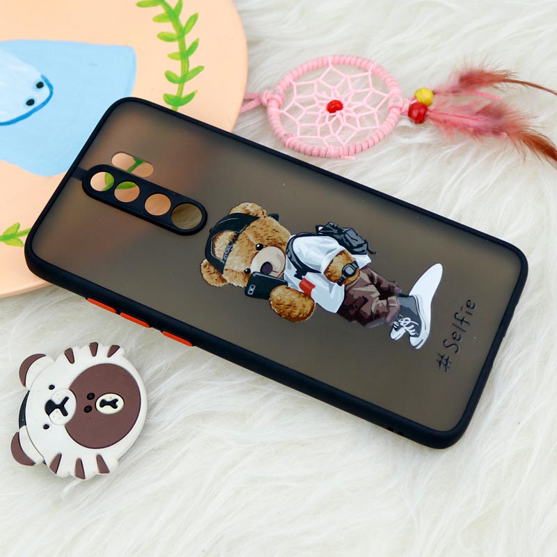 قاب PC مات محافظ لنزدار طرحدار Xiaomi Redmi Note 8 Pro
