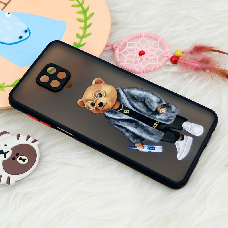 قاب PC مات محافظ لنزدار طرحدار Xiaomi Redmi Note 9 Pro