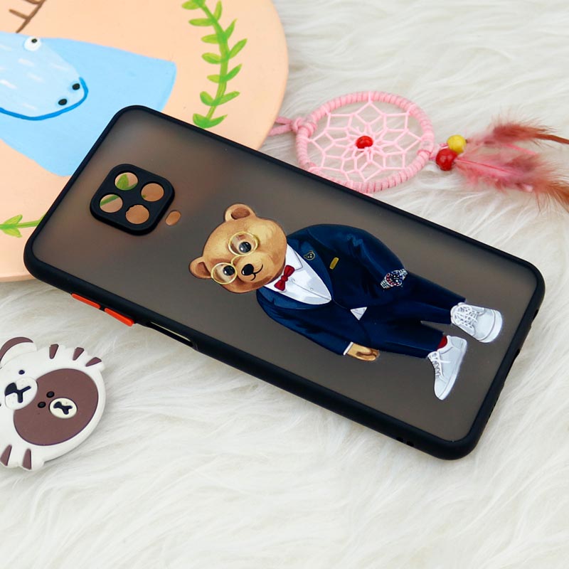 قاب PC مات محافظ لنزدار طرحدار Xiaomi Redmi Note 9 Pro