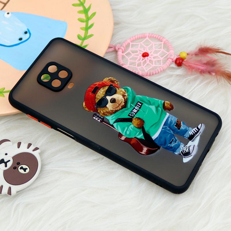 قاب PC مات محافظ لنزدار طرحدار Xiaomi Redmi Note 9 Pro