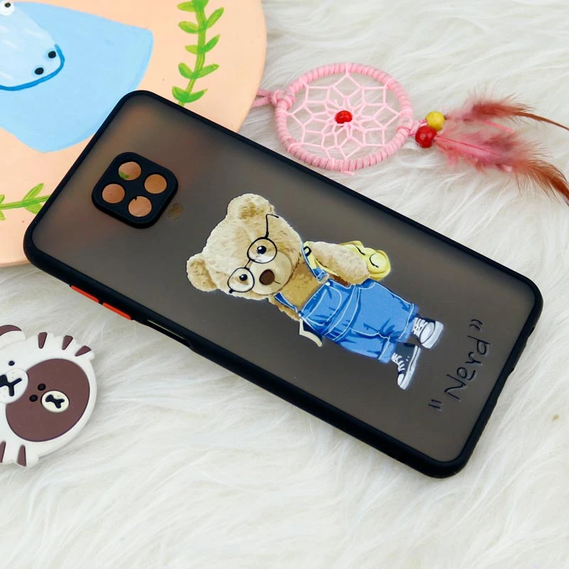 قاب PC مات محافظ لنزدار طرحدار Xiaomi Redmi Note 9 Pro