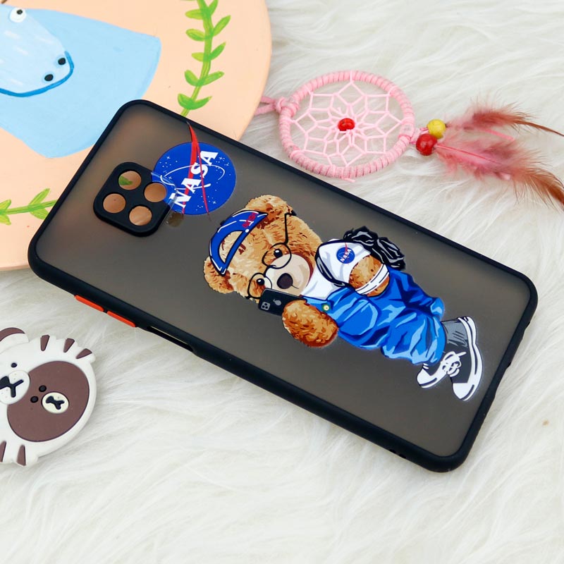 قاب PC مات محافظ لنزدار طرحدار Xiaomi Redmi Note 9 Pro