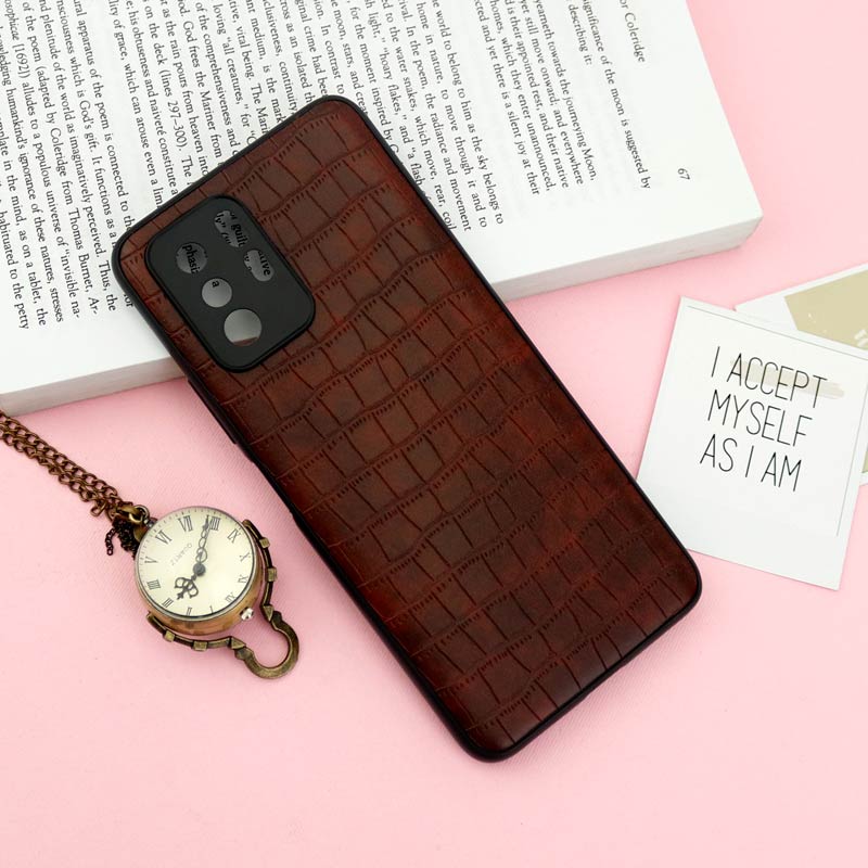 قاب محافظ لنزدار چرمی کروکودیل Xiaomi X3 GT