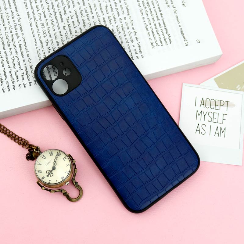 قاب محافظ لنزدار چرمی کروکودیل iPhone 11