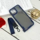 قاب PC Carbon محافظ لنز دار + بند آویز iPhone 12 Pro