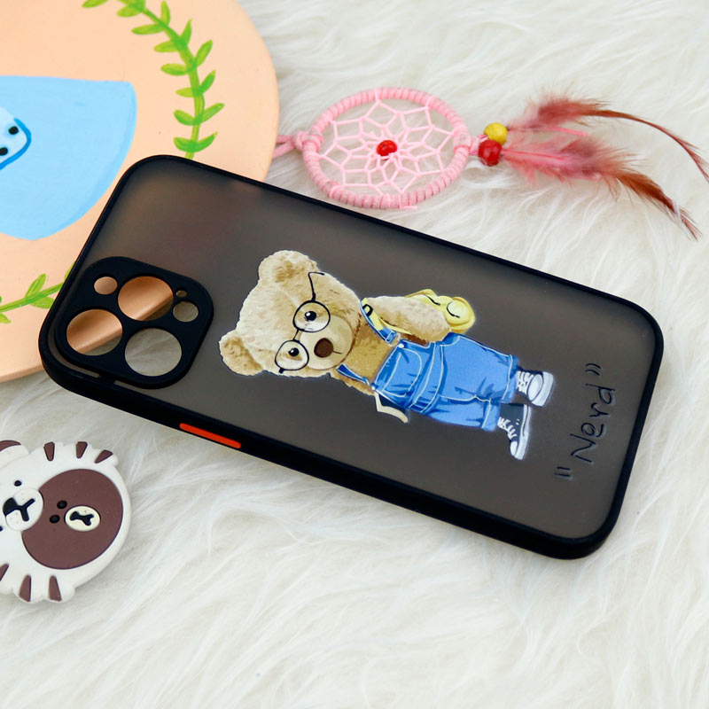قاب PC مات محافظ لنزدار طرحدار iPhone 12 Pro Max