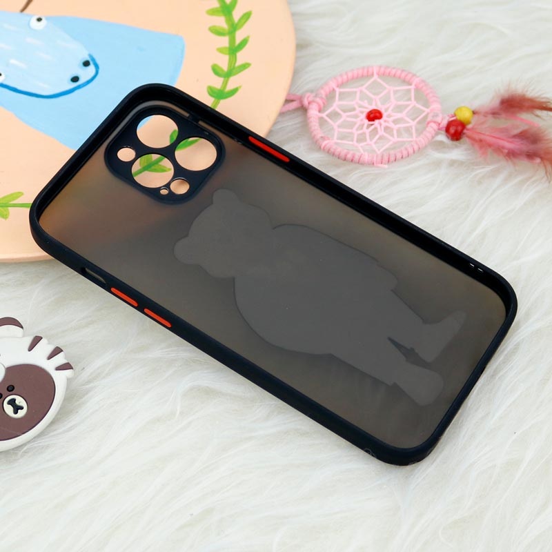 قاب PC مات محافظ لنزدار طرحدار iPhone 12 Pro Max