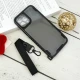 قاب PC Carbon محافظ لنز دار + بند آویز iPhone 12 Pro Max