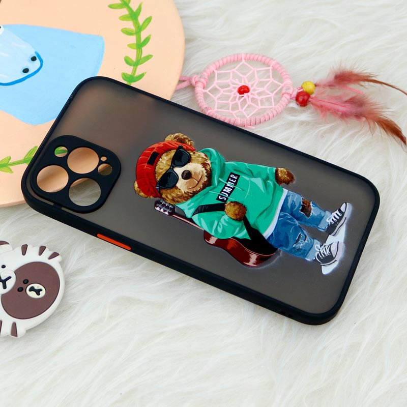 قاب PC مات محافظ لنزدار طرحدار iPhone 12 Pro Max