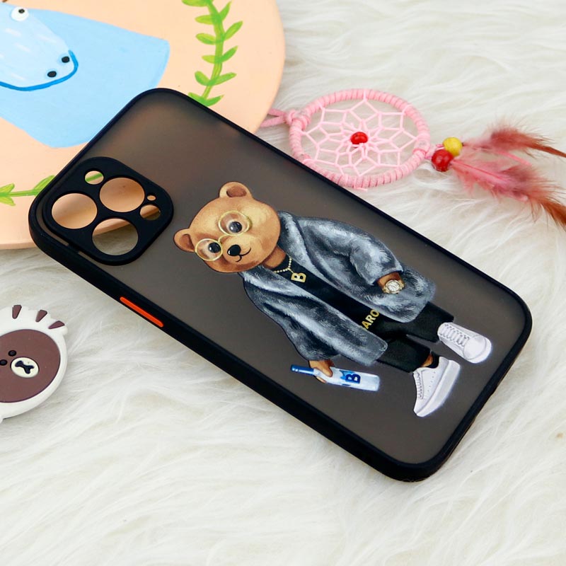 قاب PC مات محافظ لنزدار طرحدار iPhone 12 Pro Max