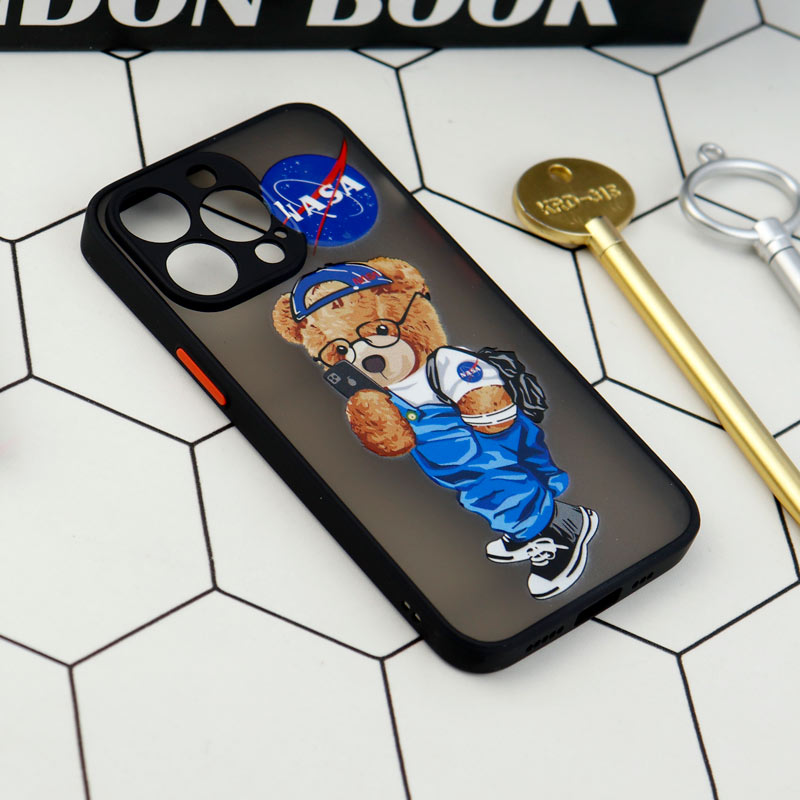 قاب PC مات محافظ لنزدار طرحدار iPhone 13 Pro