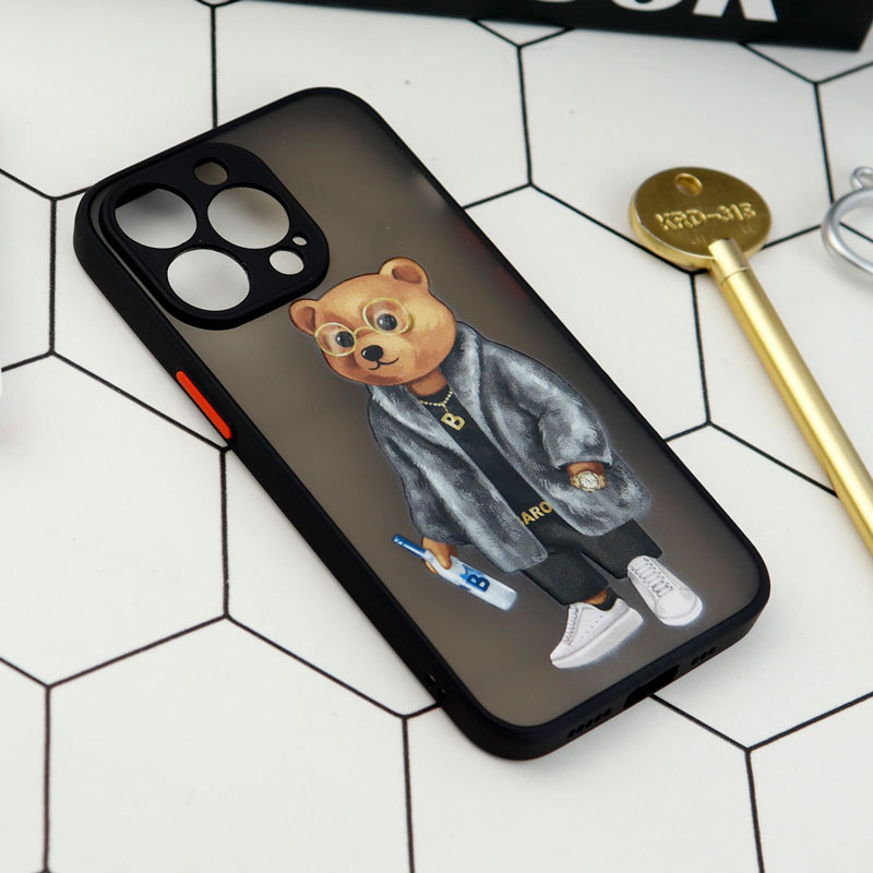 قاب PC مات محافظ لنزدار طرحدار iPhone 13 Pro