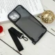 قاب PC Carbon محافظ لنز دار + بند آویز iPhone 13 Pro Max