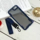 قاب PC Carbon محافظ لنز دار + بند آویز iPhone 7 / 8