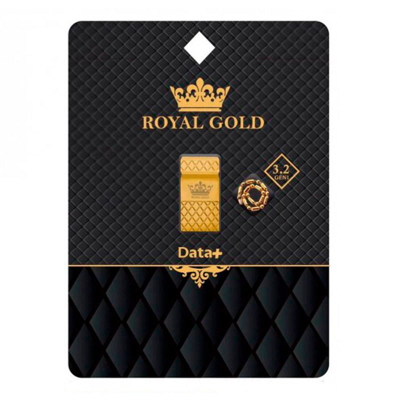 فلش 64 گیگ دیتا پلاس Data+ Royal Gold USB3.2