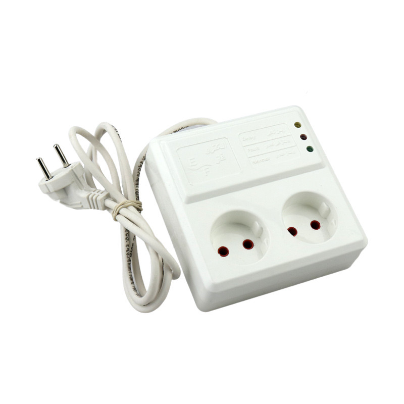 محافظ برق یخچال و فریزر 2 خانه الکتروفاز با کابل 1٫5 متری Electrofaz 2002