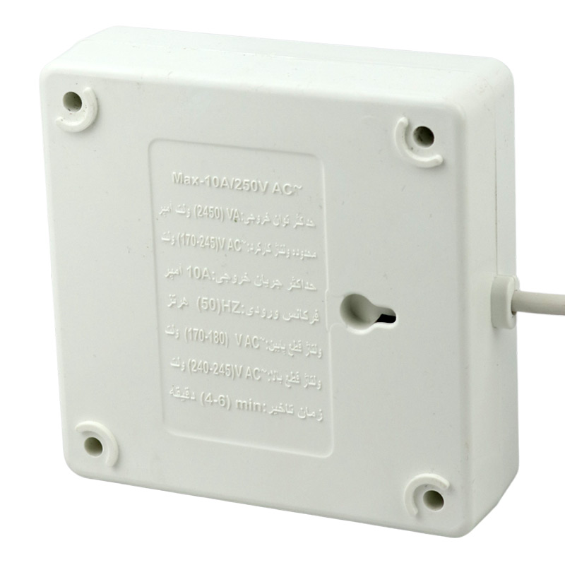 محافظ برق یخچال و فریزر 2 خانه الکتروفاز با کابل 1٫5 متری Electrofaz 2002