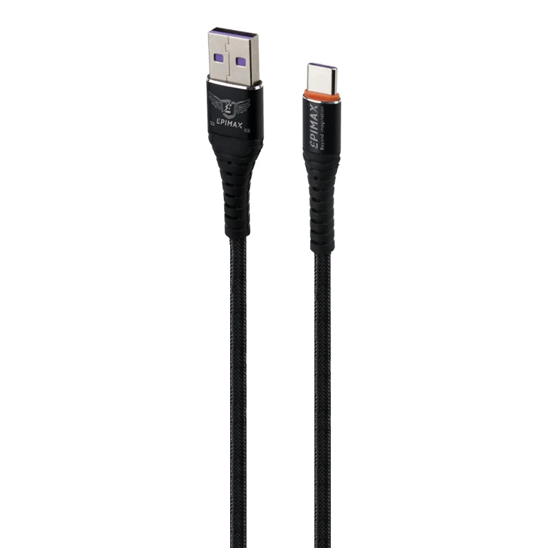 کابل تایپ سی فست شارژ 5 آمپر اپی مکس EC-11 طول 1.2 متر